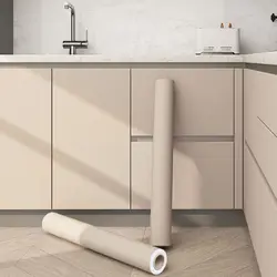Living Room Bedroom Waterproof Peel and Stick Thickening Wallpaper Furniture Cuisine Cooking Bench Oil Proof Armoire Stickers