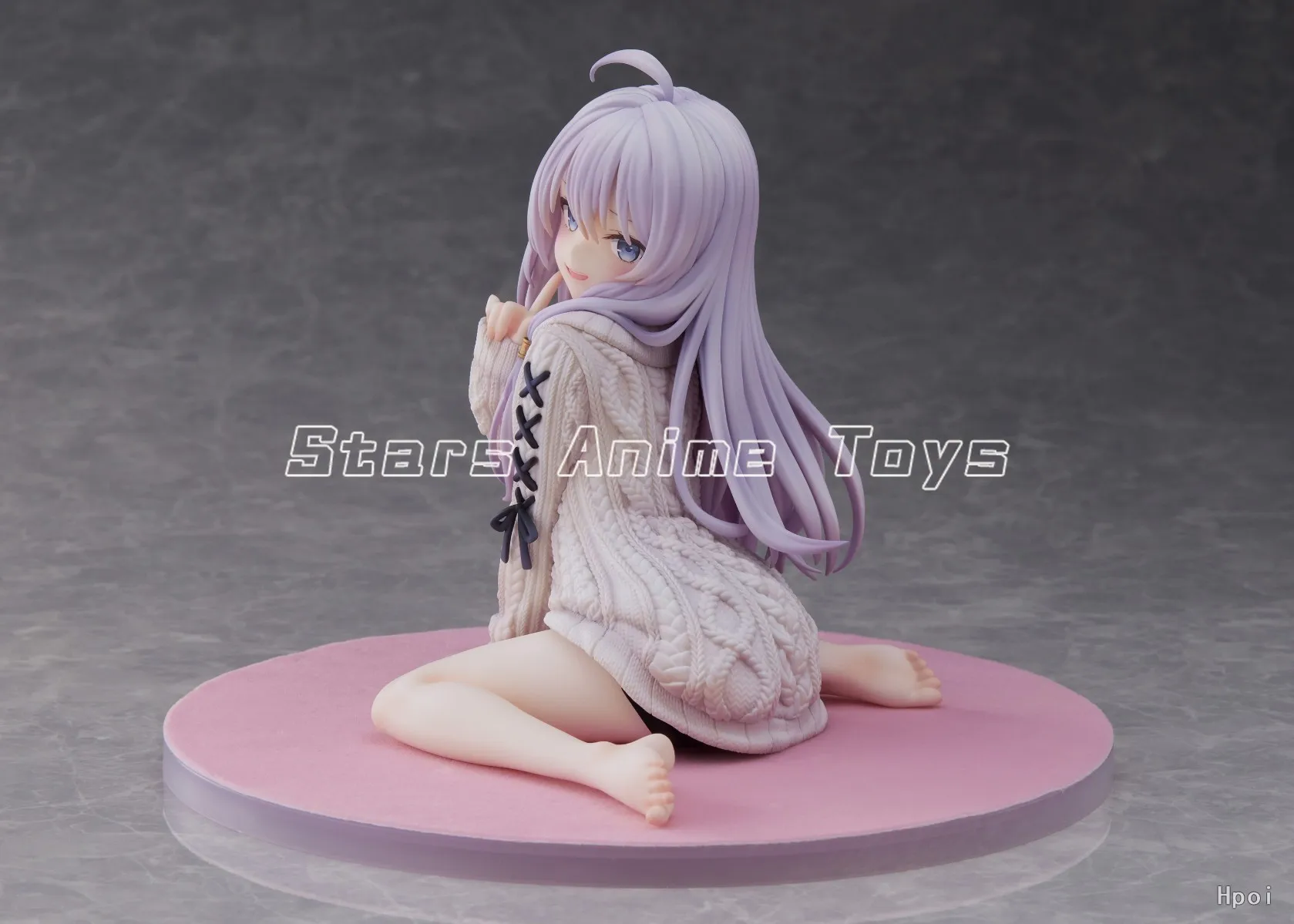 Original F:NEX THE JOURNRY OF ELAINA Elaina Knitted Dress 1/7 PVC Animation Figures Ornaments Collection Toy