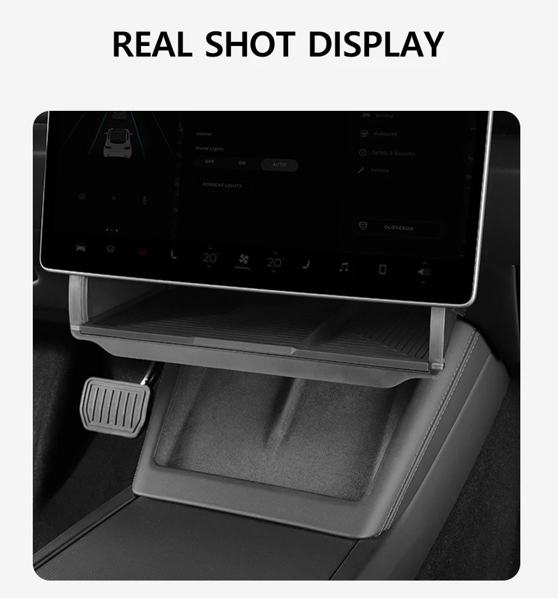 Unterbild-Aufbewahrungsbox für Tesla Model 3, Highland, versteckte Falte, Aufbewahrungsbox, Auto-Aufbewahrung, Modifikationsteile, Innendesign – Detail 11
