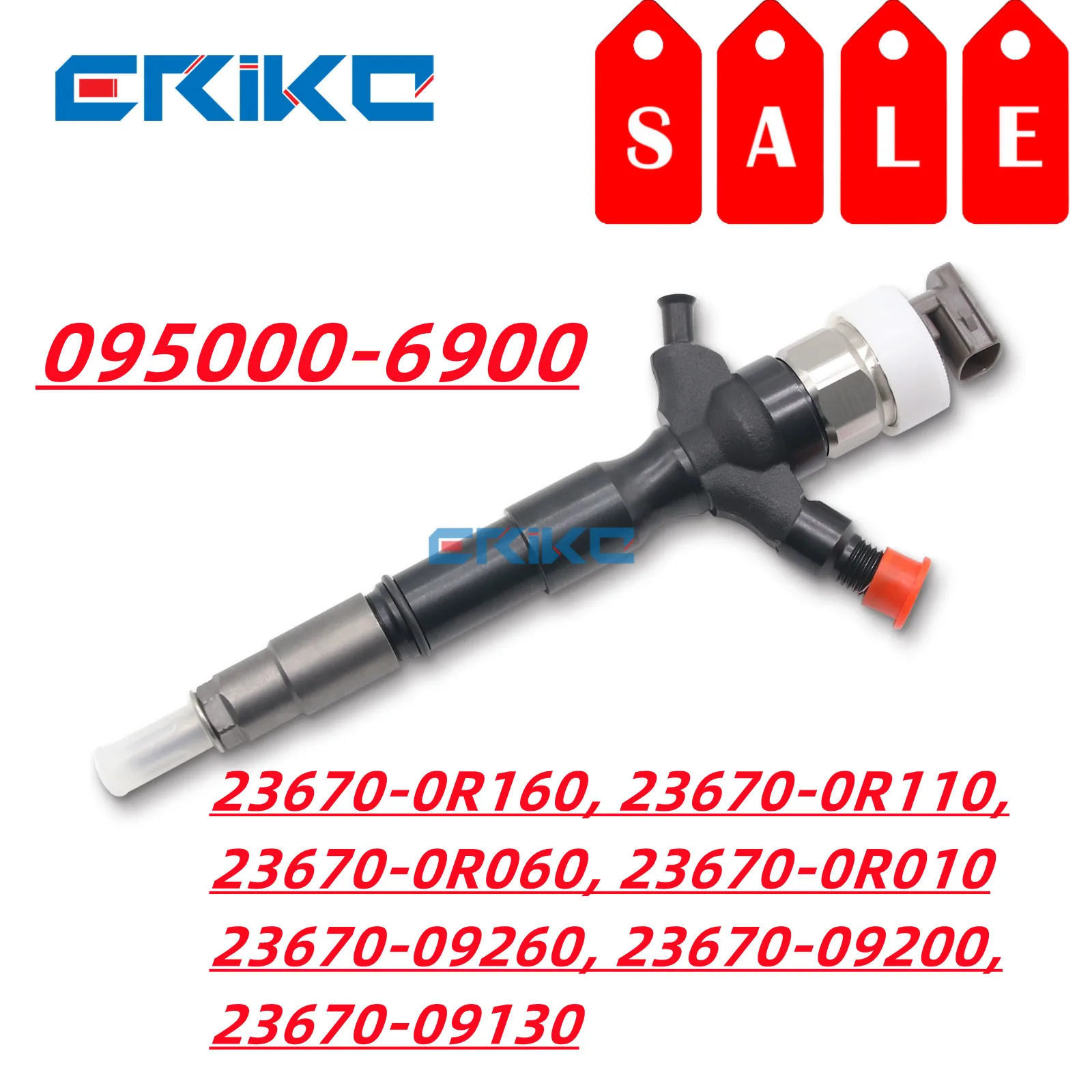 095000-6900 Diesel Fuel Injector Nozzle 095000-6901 Common Rail Inyector 095000-6902 for DENSO Toyota Avensis 23670-0R110