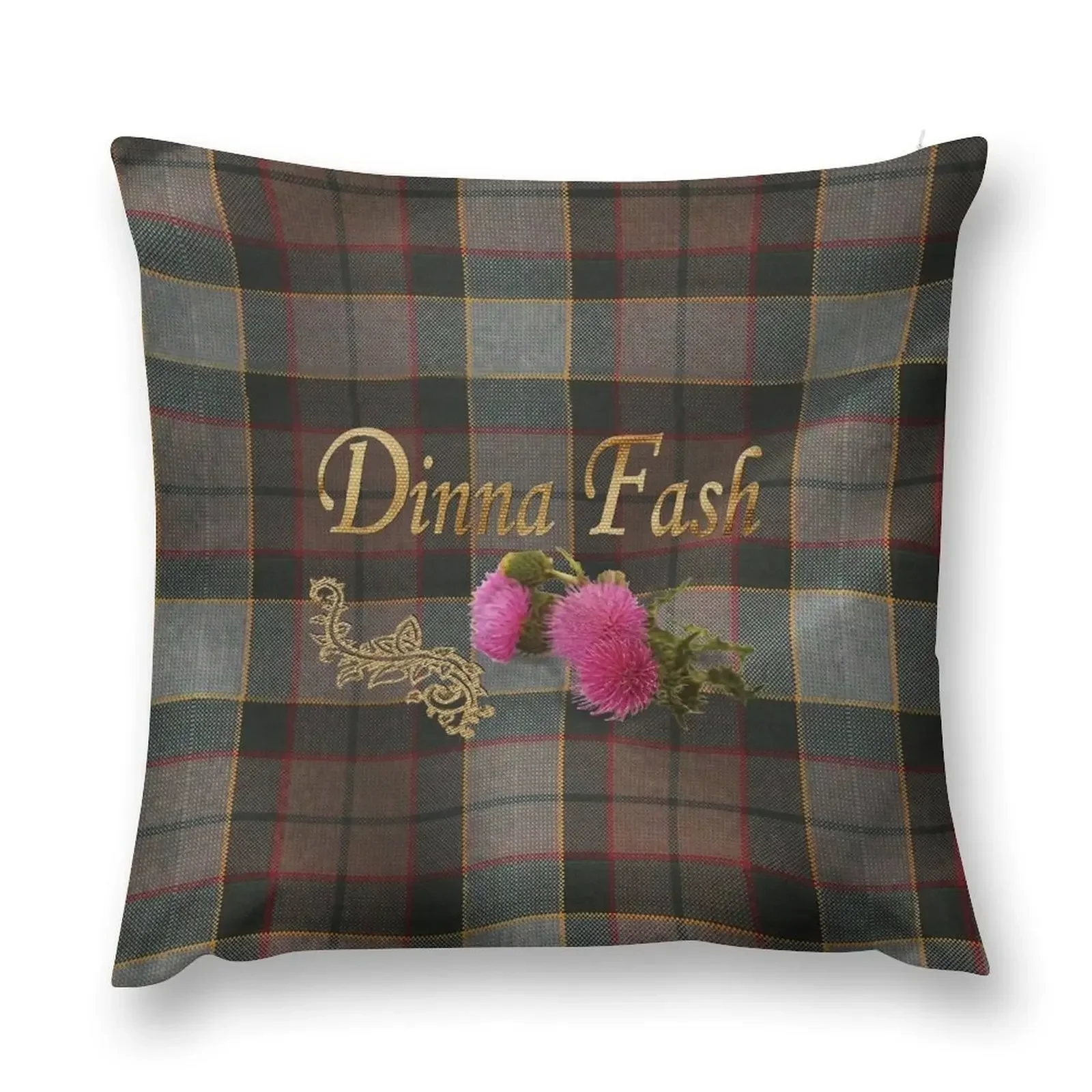 

Dinna Fash, tartan Outlander Throw Pillow christmas decorations 2025 Luxury Pillow Cover Sofa Covers pillow