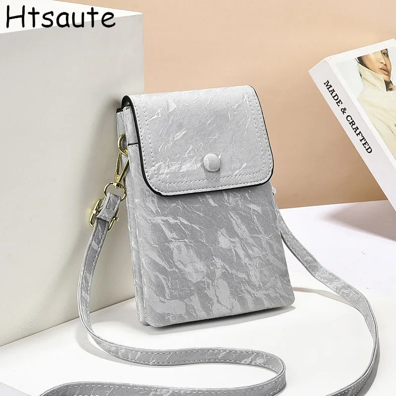 

Популярные женские сумки через плечо из искусственной кожи, кошелек для мобильного телефона, однотонная сумка-мессенджер с клапаном, маленькая женская сумка через плечо для женщин