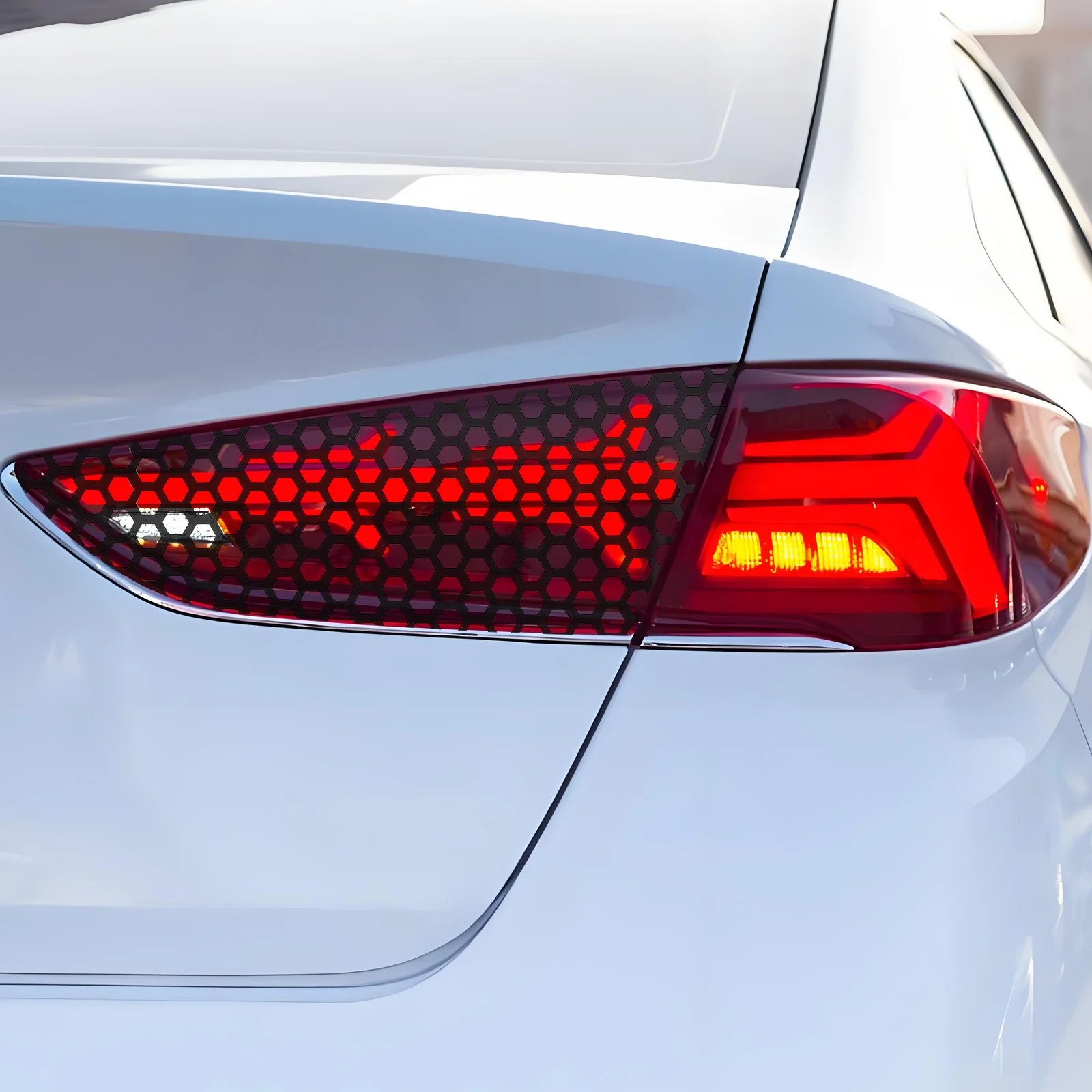 العسل الضوء الخلفي فيلم سيارة الخلفي غطاء خفيف مقاومة للخدش حماية من الأشعة فوق البنفسجية سهلة التركيب ملصقات الصبغات ورقة ل