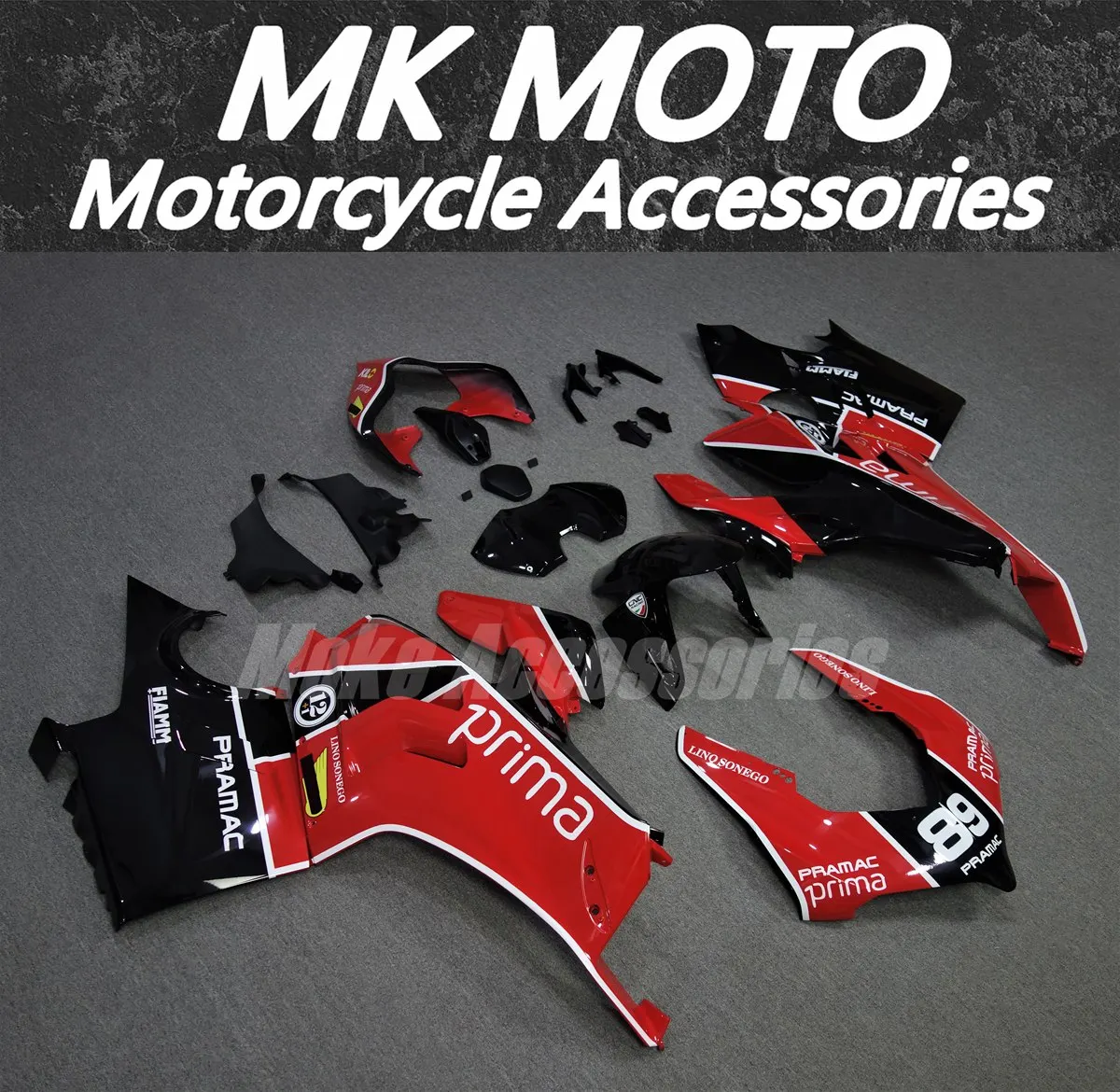 

Fairings Kit Fit For Panigale v4s v4r 2023 2024 Bodywork Set 23-24 Abs High Quality Injection Yellow Red White Black