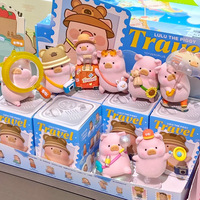 Lulu Pig Travel Series Blind Box Cute Piggy Anime Figure Model Mystery Box Desktop Ornament Collection Toys Kid Surprise Gifts