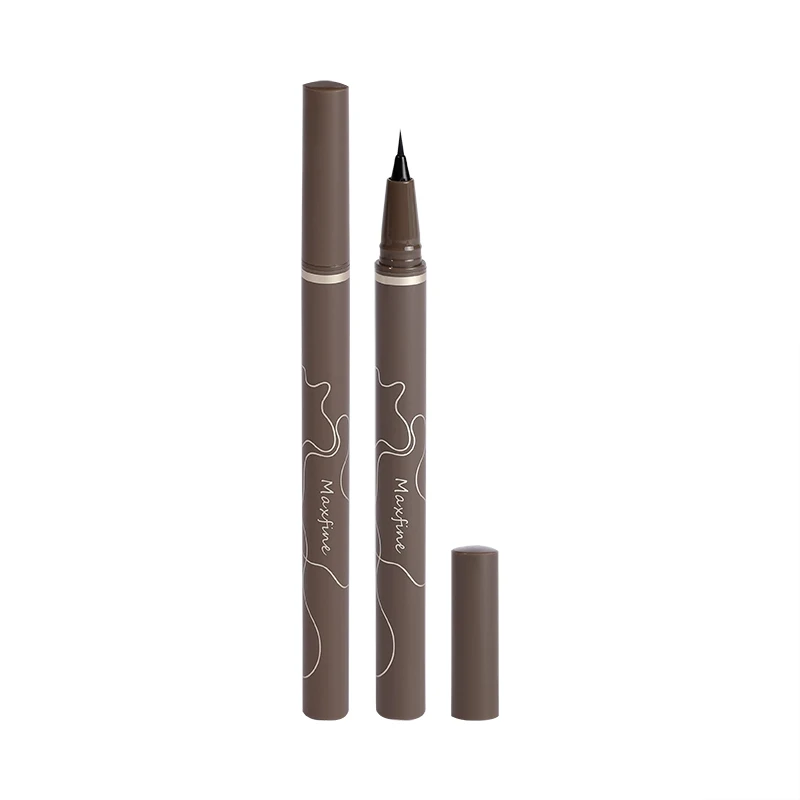 Slim Liquid Eyeliner Pen Ultra Fine Tip เรียบเนียนและไม่ง่ายแยกแห้งเร็วกันน้ํากันเหงื่อไม่ง่าย Smudge
