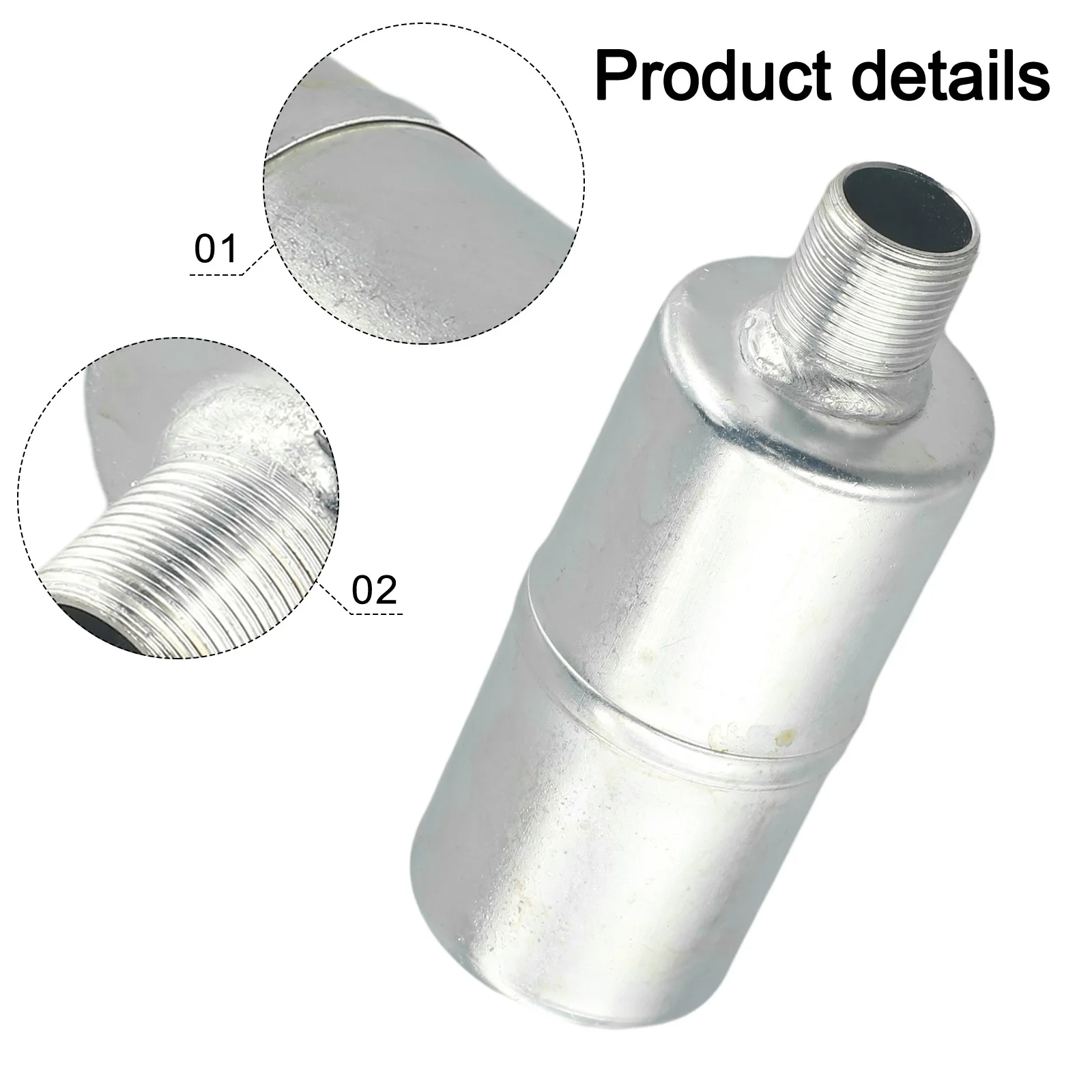 3/4\" Threaded Muffler Fits 5 To 8 For HP Lawn Mower 294599 294599S 395011 Muffler Replaces Lawn Mower Repair Muffler Accessorie view 3