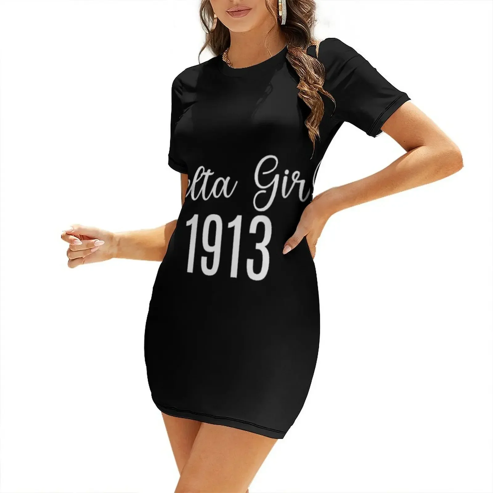 

Delta Girl 1913 Short-Sleeved Dress women's evening dresses Woman dresses Clothing female women's evening dress 2026