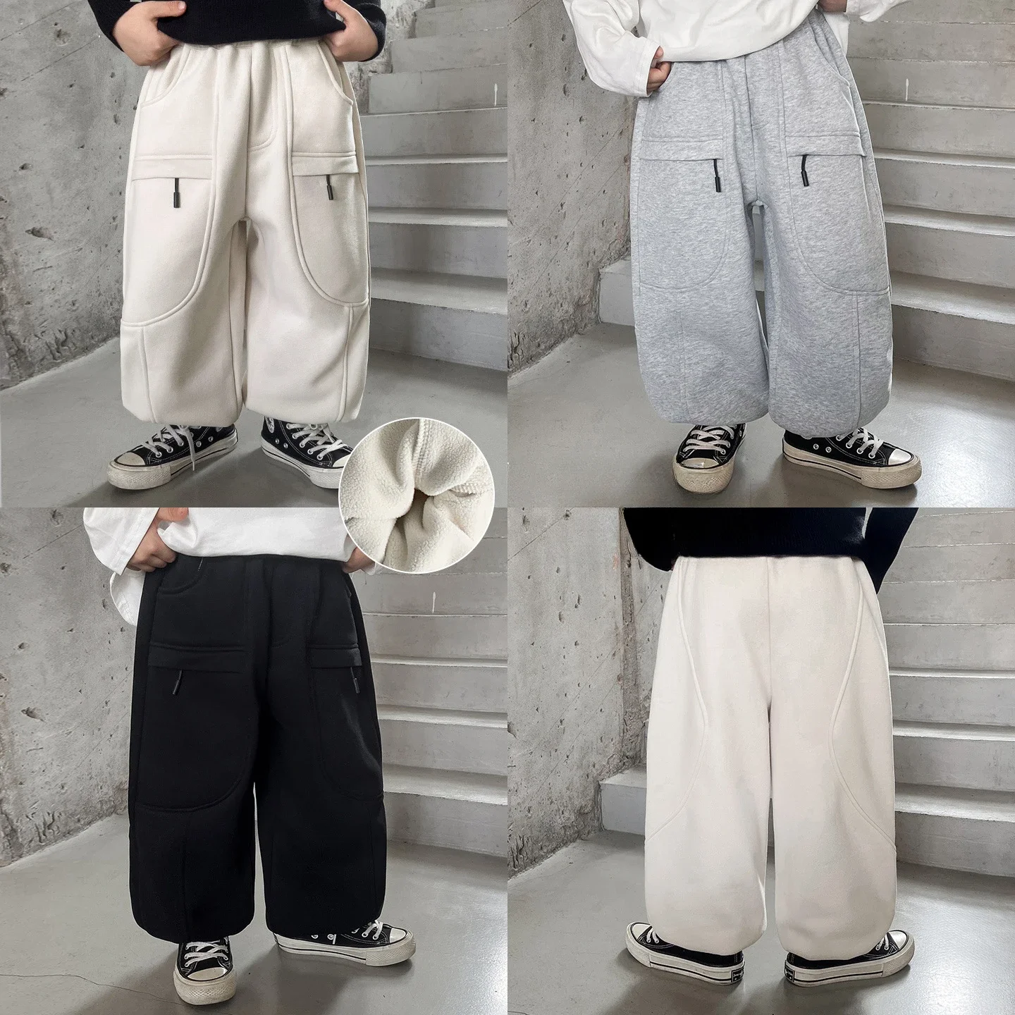 

Kids Pants Baggy Cool Boy New Autumn Fashion Causal Simple Style