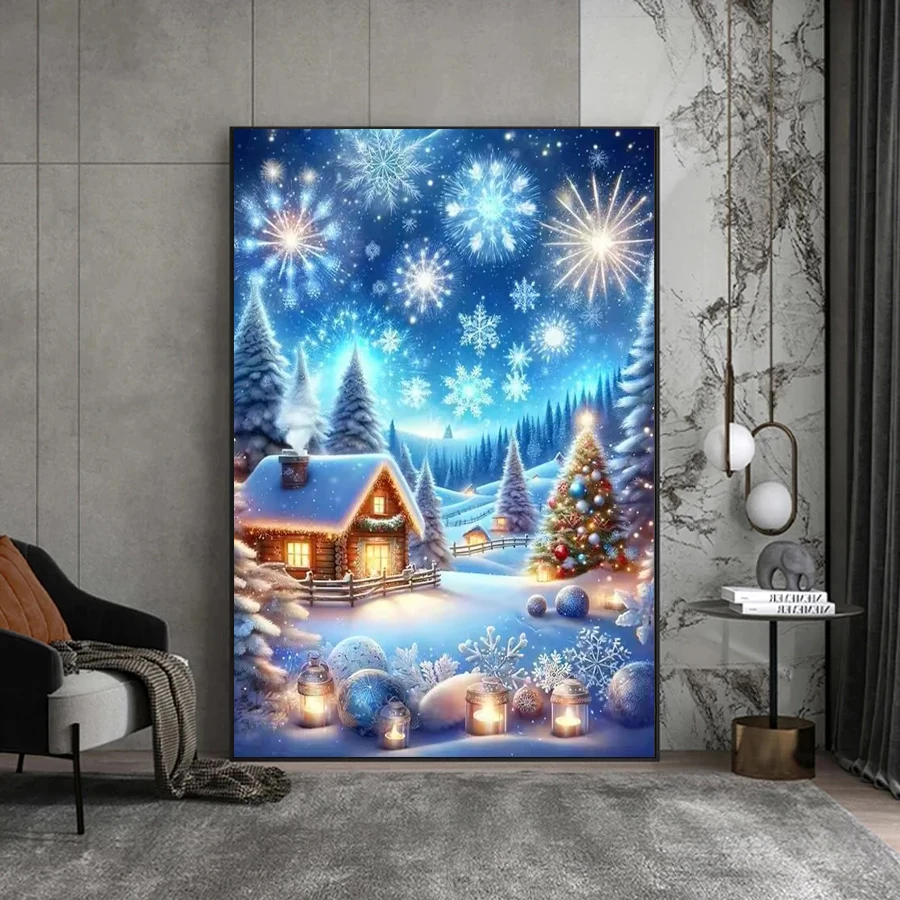 

Полная алмазная живопись Звездное небо Пейзаж Диаманд Мозаика Рождественская елка Художественные наборы 3D вышивка ручной работы подарок для дома Декоративные