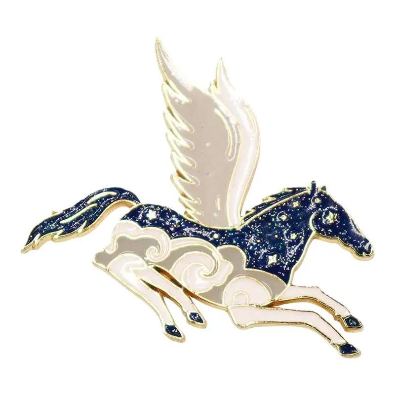 National Museum of China Dreams As Horses Brooch Badge Student School Bag Merchandise Accessories Commemorative Birthday Gifts