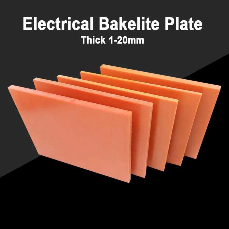 

Orange Red Electrical Bakelite Plate 50-300mm Insulated Board Insulation Phenolic Resin Sheet Temperature Resistant Thick 1-20mm