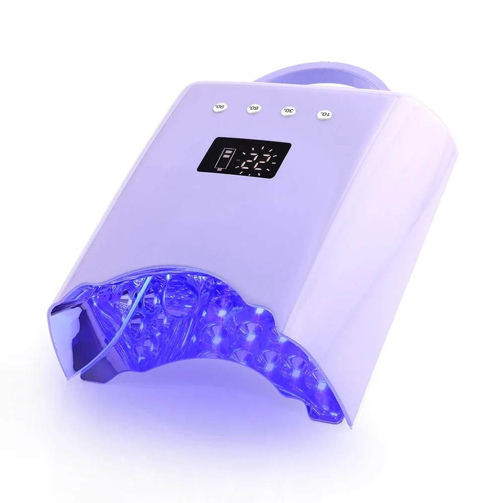 New Product-Portable 78W UV LED Nail Dryer Machine  Diamond Shining Cordless Nail Supply UV Lamp