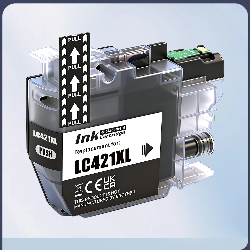 Wkład atramentowy Brother LC-421 LC421XL LC421 kompatybilny z drukarkami Brother DCP-J1050DW DCP-J1140DW DCP-J1800DW MFC-J1010DW — zdjęcie produktu 4