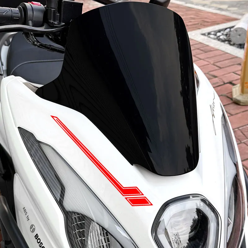 1 زوج الجانب قطاع دراجة نارية ملصقات مقاوم للماء للدراجات النارية ركوب الدراجات الجبلية خزان الوقود الزجاج الأمامي هدية شوكة شارات الفينيل #5