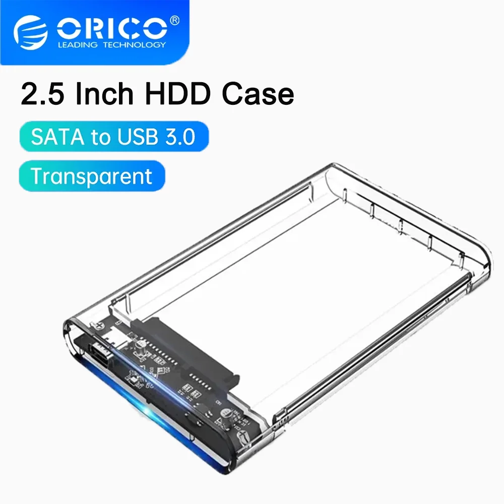 

ORICO HDD Case 2.5 Inch SATA to USB 3.0 Hard Drive Enclosure for 2.5'' SSD Disk HDD Box 6TB Storage Case External HDD Enclosure