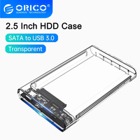 ORICO HDD Case 2.5 Inch SATA to USB 3.0 Hard Drive Enclosure for 2.5'' SSD Disk HDD Box 6TB Storage Case External HDD Enclosure