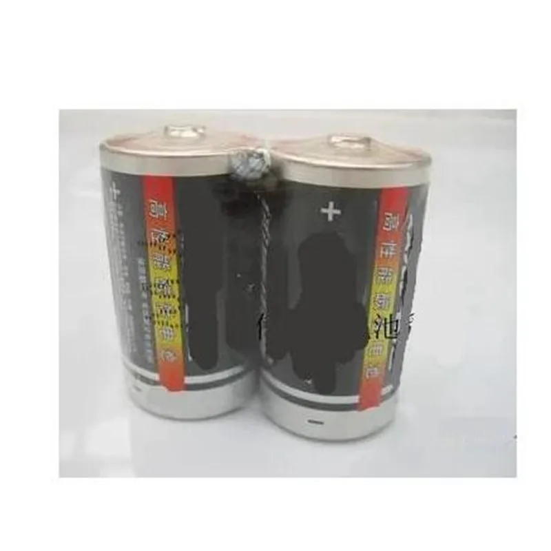 2Pcs/Lot R20 D UM1 Size Heavy Duty Carbon Zinc Dry Cell Primary Battery