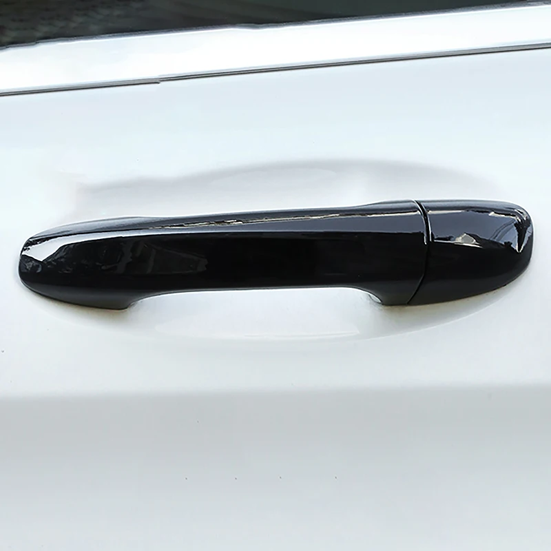 

Carbon Texture Car Exterior Door Handle Cover Decoration Stickers For Mercedes Benz W205 X253 W213 C E Class GLC 2015-2019 LHD