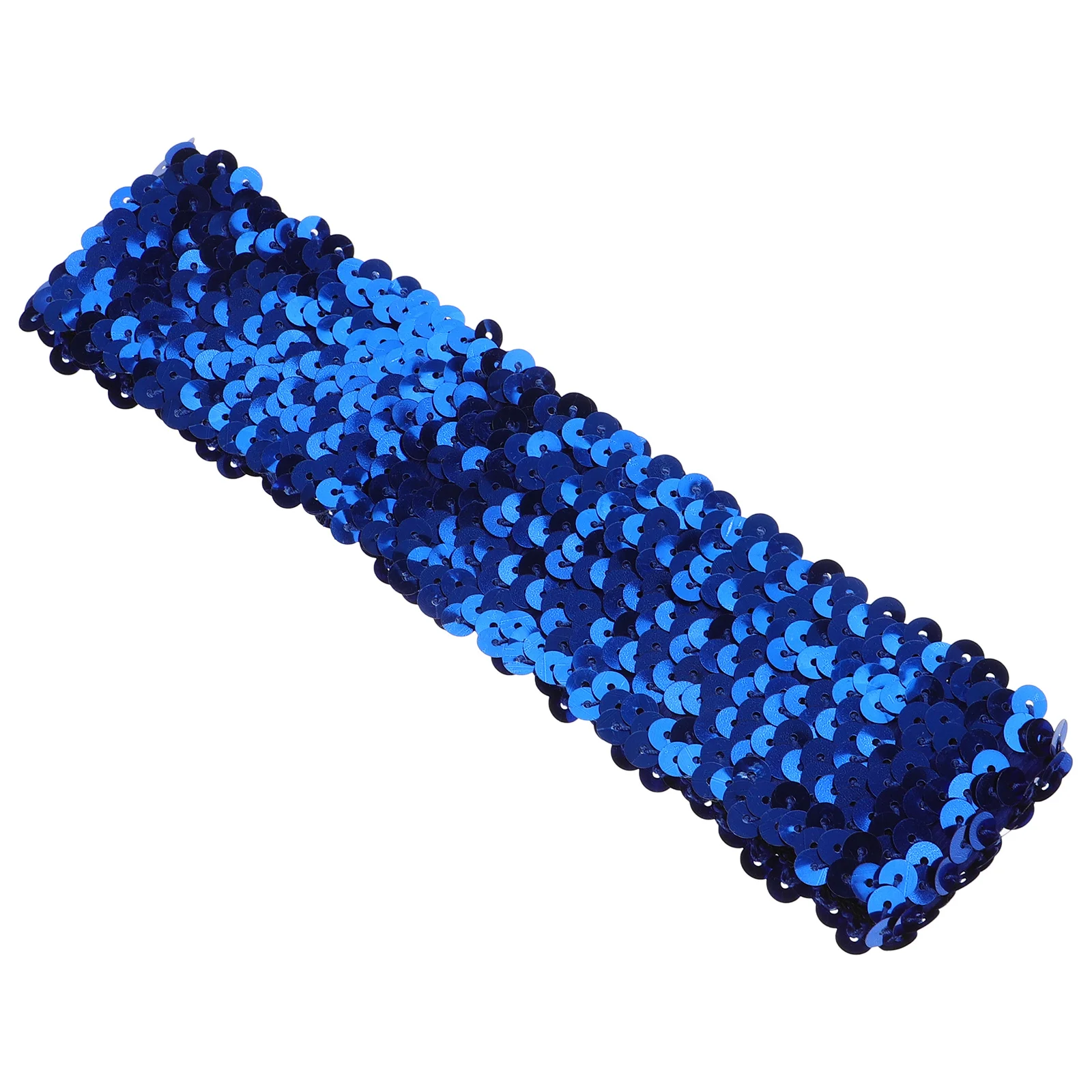 

1Pcs Creative Hair Bands Sequin Headband Glitter Elastic Sports Fashion Headdress Women Girls Blue Daily Wear