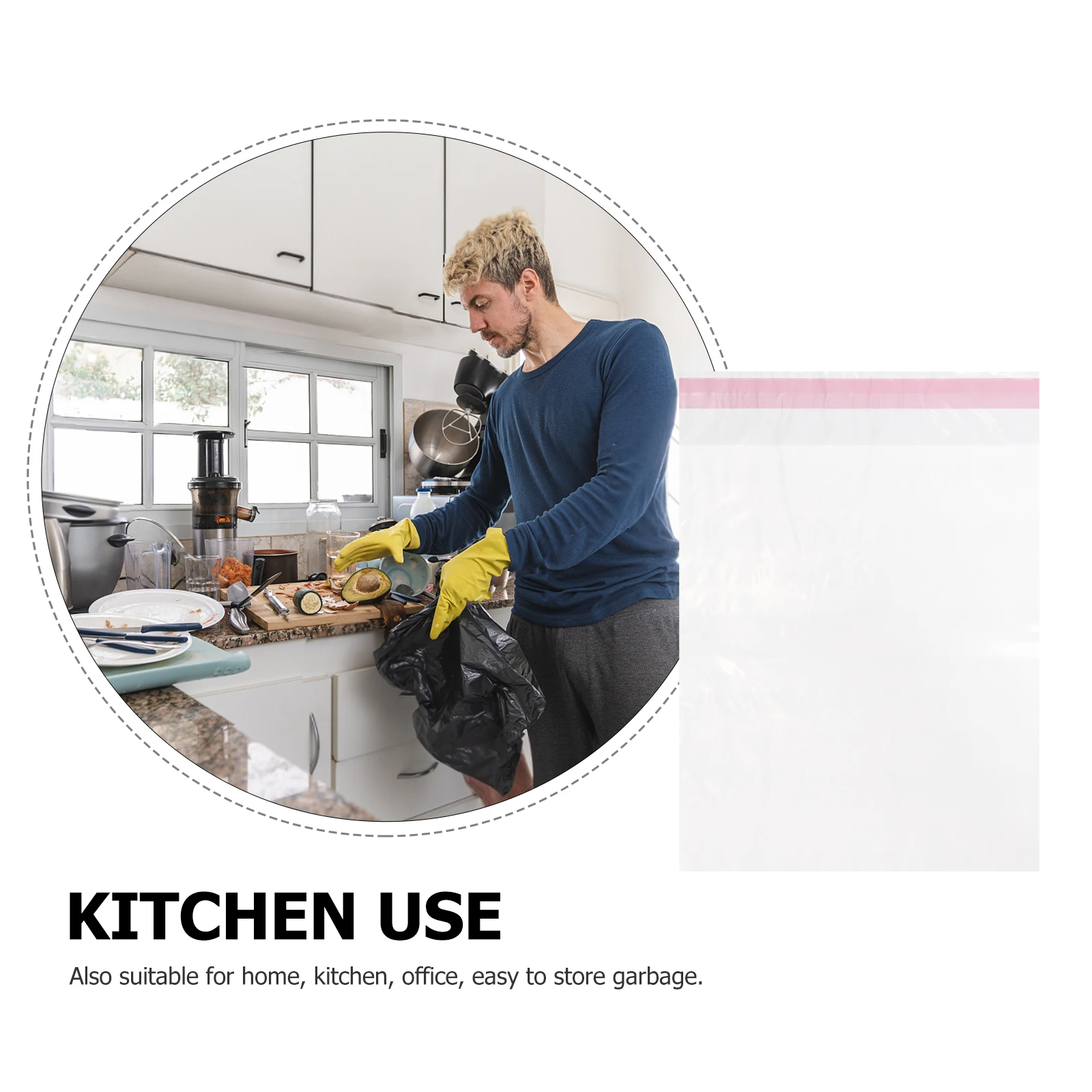 

60Pcs Self Adhesive Car Garbage Bag Portable Trash Bags for Auto Travel Home Office Use Car Garbage Bag Sticky Trash Bag,