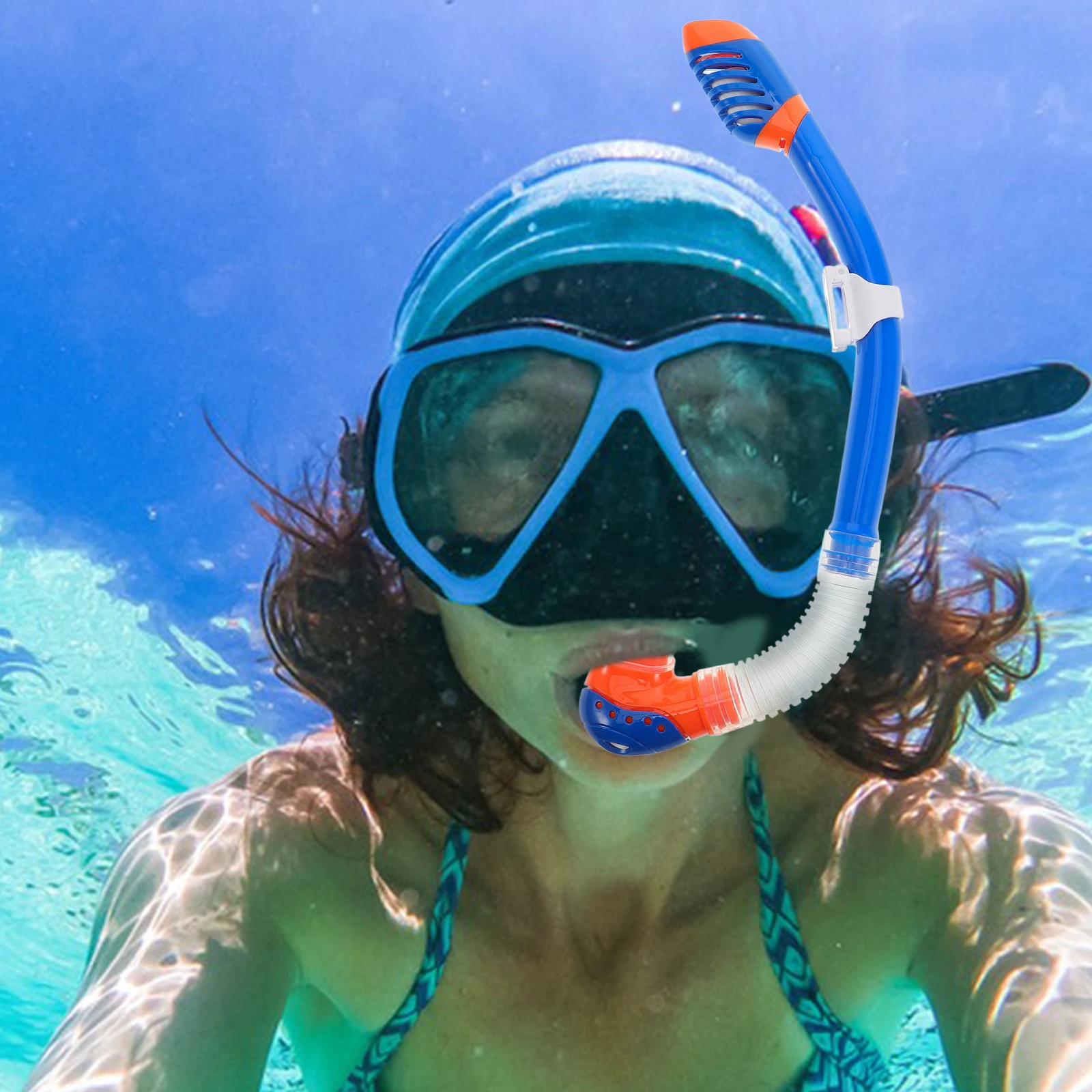 

Set Convenient Diving Tube Snorkeling Accessory PC Swimmers Gear Compact Child Professional