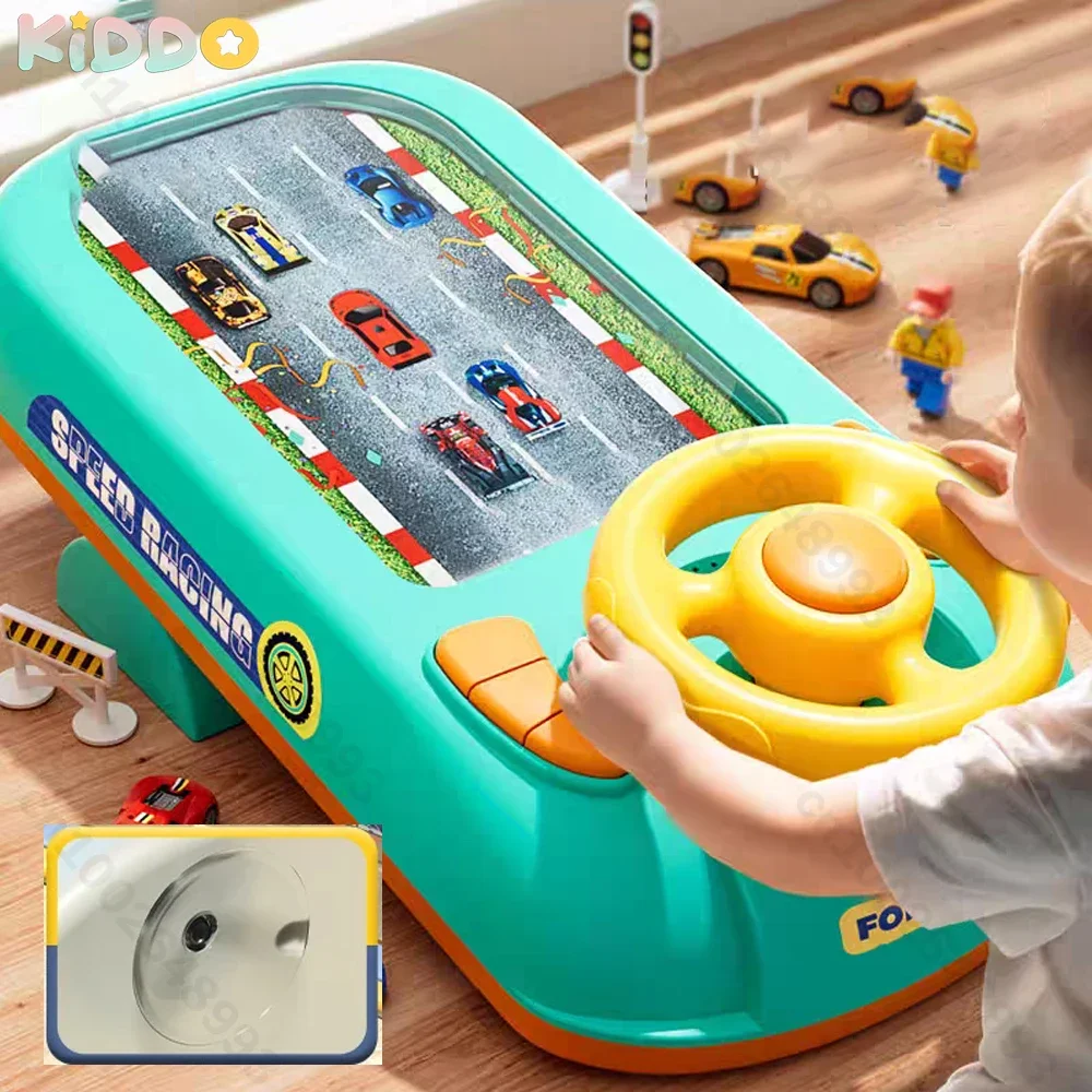 

Musical Steering Wheel Toys for Kids 4-6 Toddler Simulated Driving Racing Car Game with Sound Interactive Educational Learning