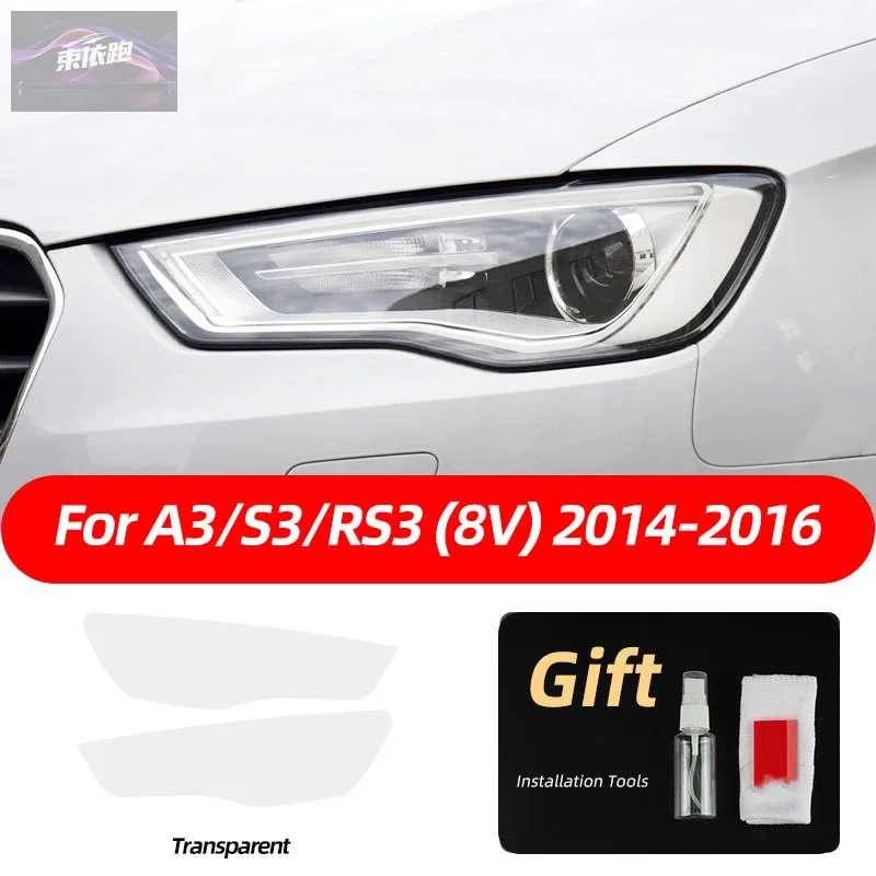 

Защитная пленка для автомобильных фар и задних фонарей для Audi A3 8V S3 RS3 8Y 2021 2022 S Line Sportback 2014 г., передняя наклейка против царапин