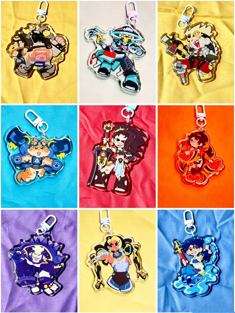 Overwatch Acrylic Keychains Collectible Bag Key And Backpack Decorations to Show Your Fan Pride view 2