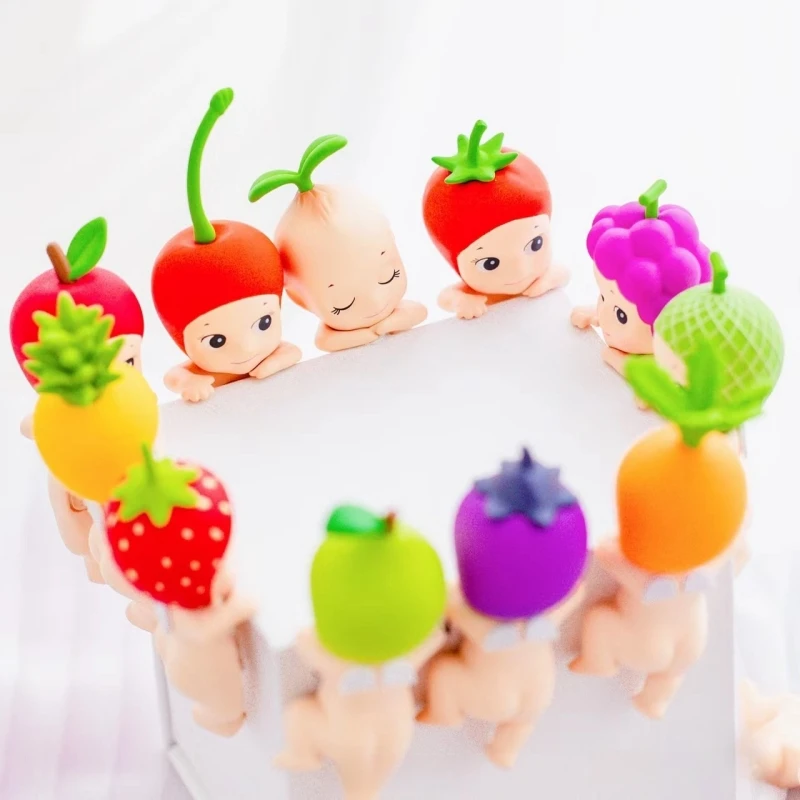 High-Quality Sonny Angel Blind Box Harvest Series Fruit And Vegetable Anime Figures Ornaments Dolls For Fans Children Xmas Gifts