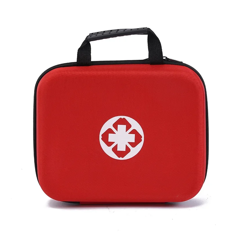 Outdoor Camping EVA Anti-Epidemic Bag Car Pressure-Proof Medical Kit Emergency First Aid Kit Waterproof Medical Storage Bag Red