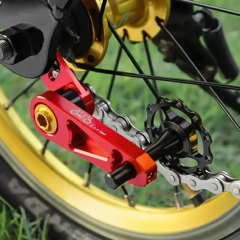 Bike Single Speed Chain Tensioner Folding Bike Chain Tensioner Back Pull Chain Guide  To Prevent  Drop