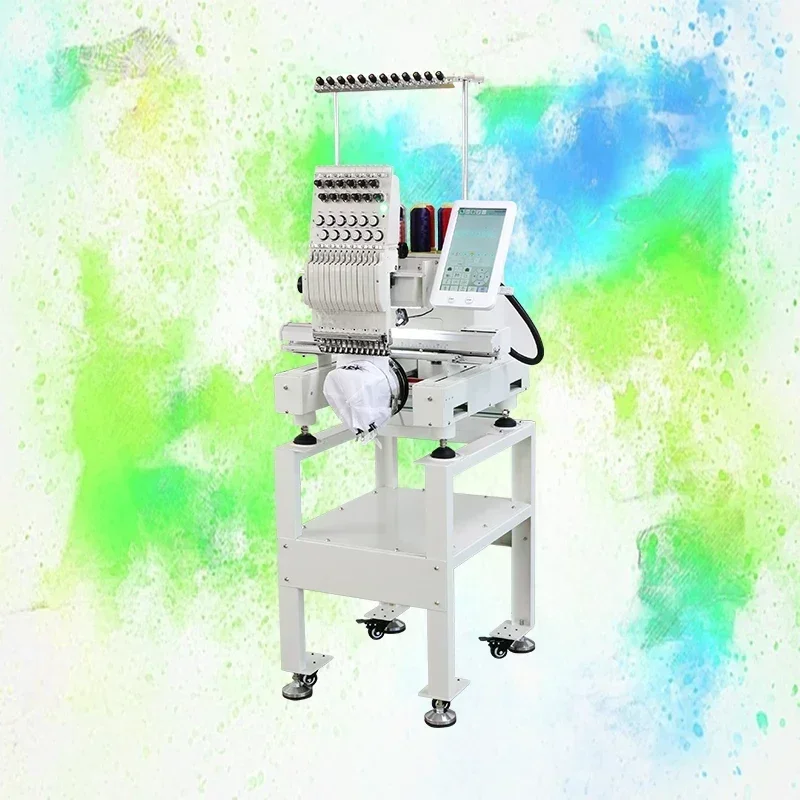 single head  3d computerized embroidery machine 8  for sale machine