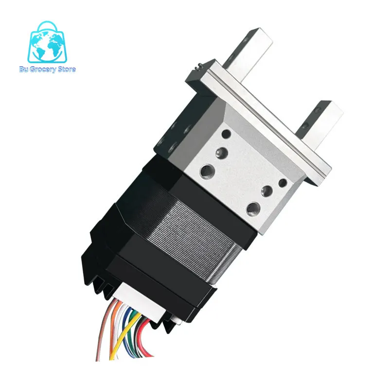 Stepper Motor Electric Gripper Robotic Parallel Gripper Mini Robotic Arm Automation Industrial Clamping Holder