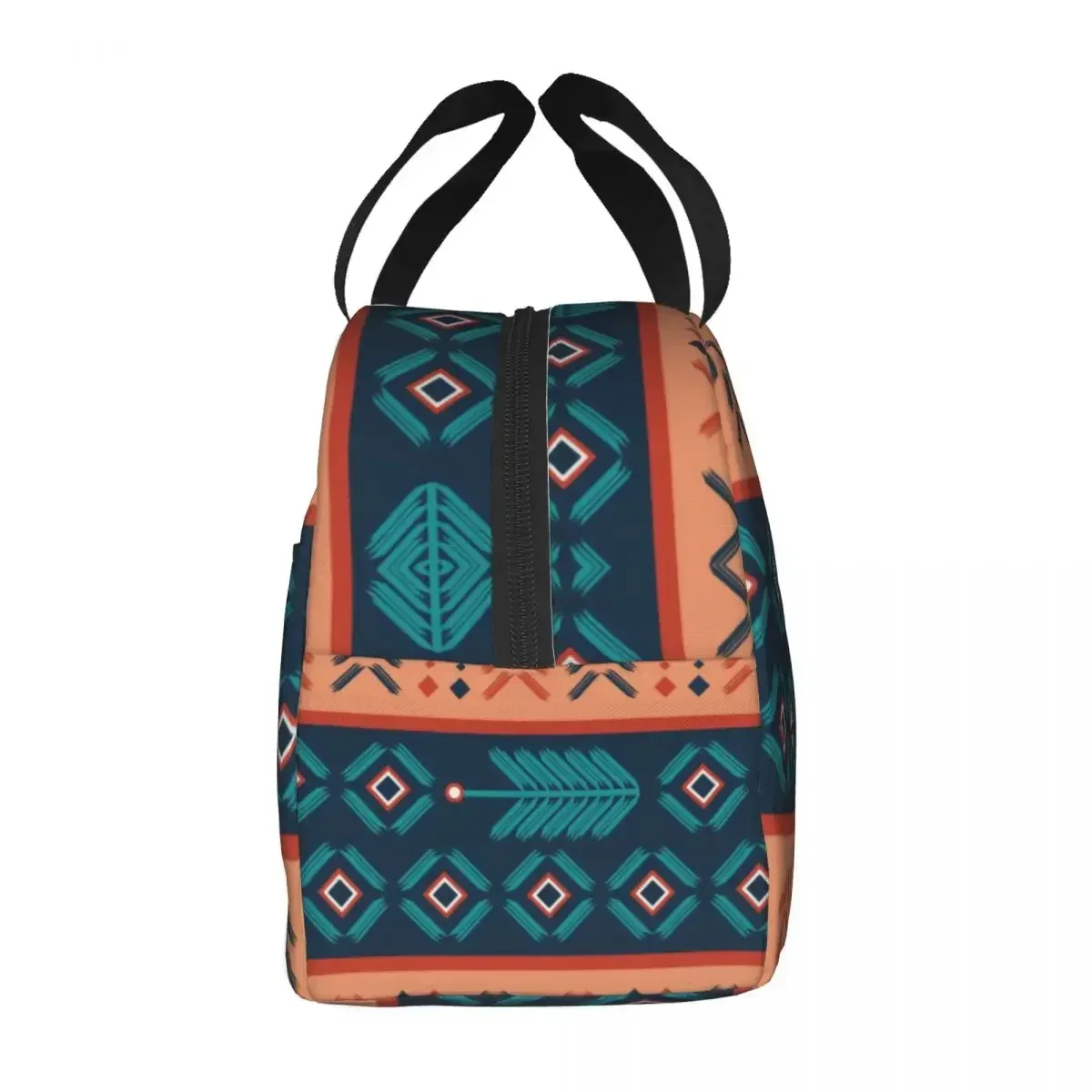 Colorful Tribal Bohemian Pattern Insulated Lunch Bag for Women Portable Boho Thermal Cooler Bento Box Office Work School