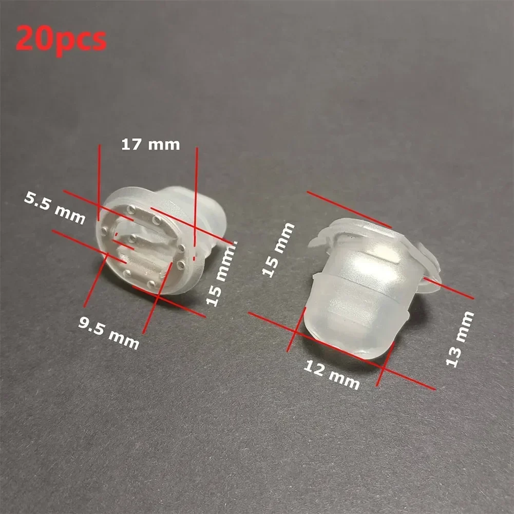 20 Pcs Car Interior Trim Moulding Fastener Retainer For BMW E38 E39 E90 E91 E92 51458161557 Moulding Clip Auto Accessories NEW