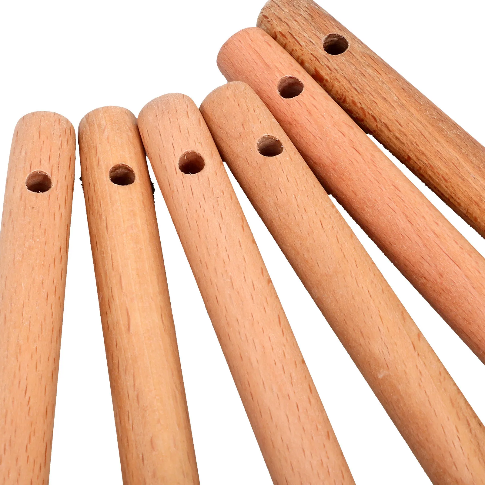 

5Pcs Cream Scraper Cake Spatula Silicone and Wood Handle Baking Tools for Kitchen Wedding Birthday Family Gathering Non-Stick