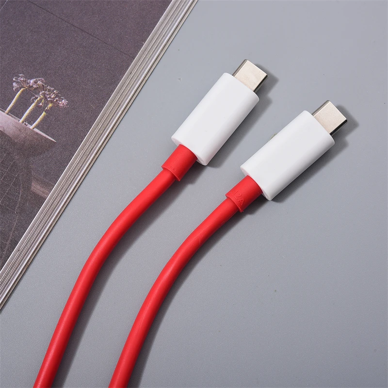 Oneplus 13 12 11 10T Nord CE 4 3 Original 12A Supervooc Warp Charge Usb C To Type C Cable 160W 100W 80W Fast Charge One Plus 11R