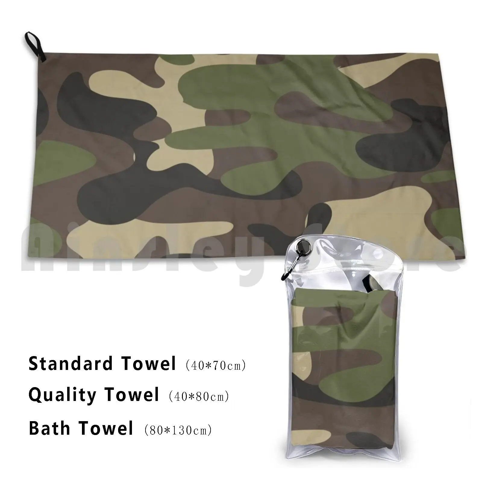 Military Camouflage Custom Towel Bath Towel Callduty Qmilitary Multicam Tactical Gear Counterstrike Camo