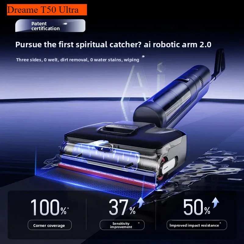 Dreame เครื่องซักผ้าตั้งพื้น T50 เครื่องซักผ้าพื้นโฟมอัลตร้า 0 คราบน้ํา 0 ดึงดูดเครื่องออลอินวัน