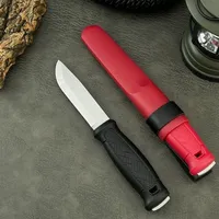 Survival Fixed Blade Knife with Sheath Nylon Fiber Blade Portable Defensive Knife High Hardness Hunting Cutting Outdoor Knife