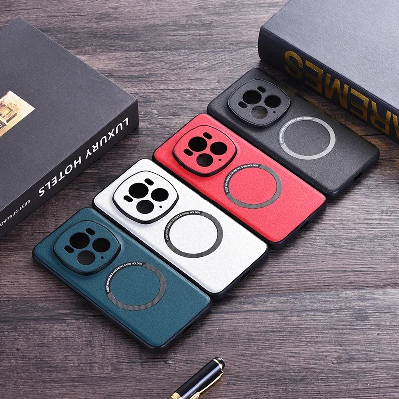 Funda For Honor Magic 6 Pro Case Magnetic PU Leather + TPU Protective Back Cover for Honor Magic6 Pro чехол