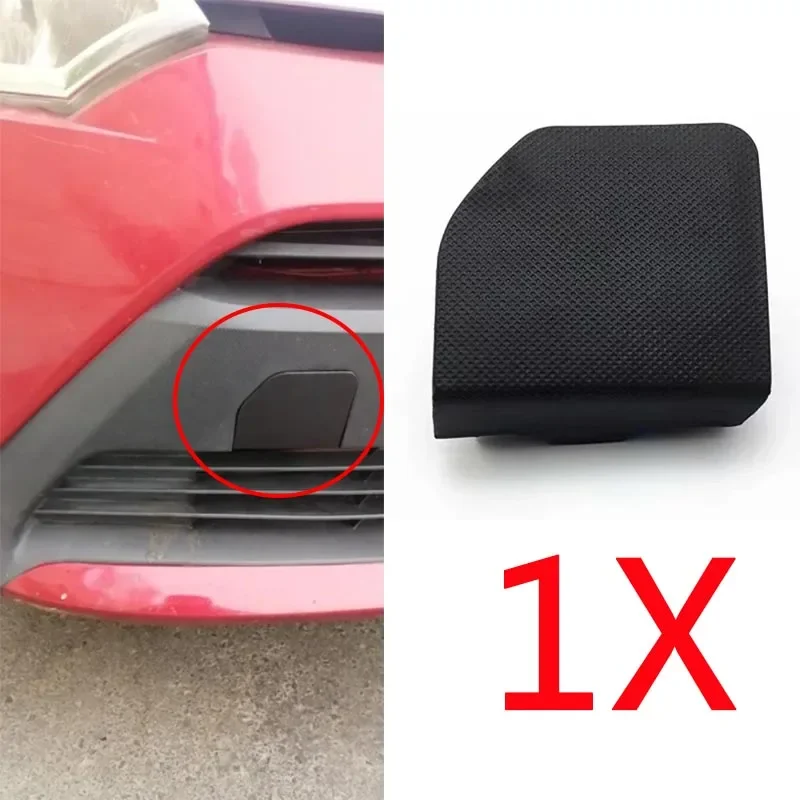 1X Front Bumper Towing Hook Trim Cover Lid Trailer Cap For Toyota Vios Yaris Sedan 2014 2015 2016 52721-0D050