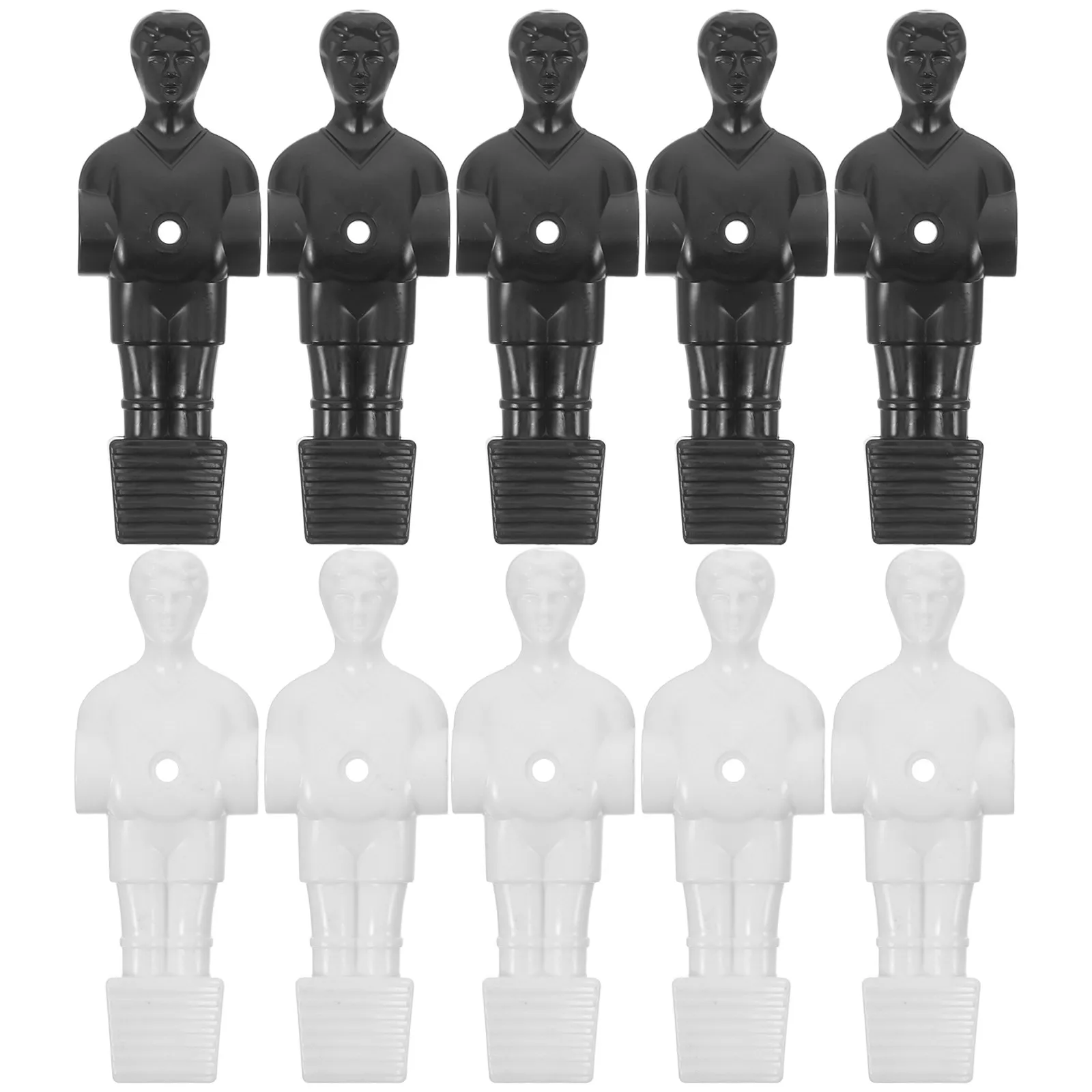 

10Pcs Desktop Soccer Game Supplies Replacement Foosball Men for Table Football Figures Training Fun Family Office