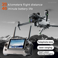 2025 new Wing 6 drone professional aerial photography HD 8K With Screen Remote Control Aircraft 20 Kilometer Obstacle Avoidance