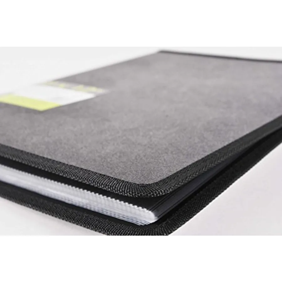 예술 프레젠테이션 북 8.5x11 24페이지/48페이지 93230 블랙 창의적인 포트폴리오 디스플레이용 전문가급 레이아웃 이상적인 선택