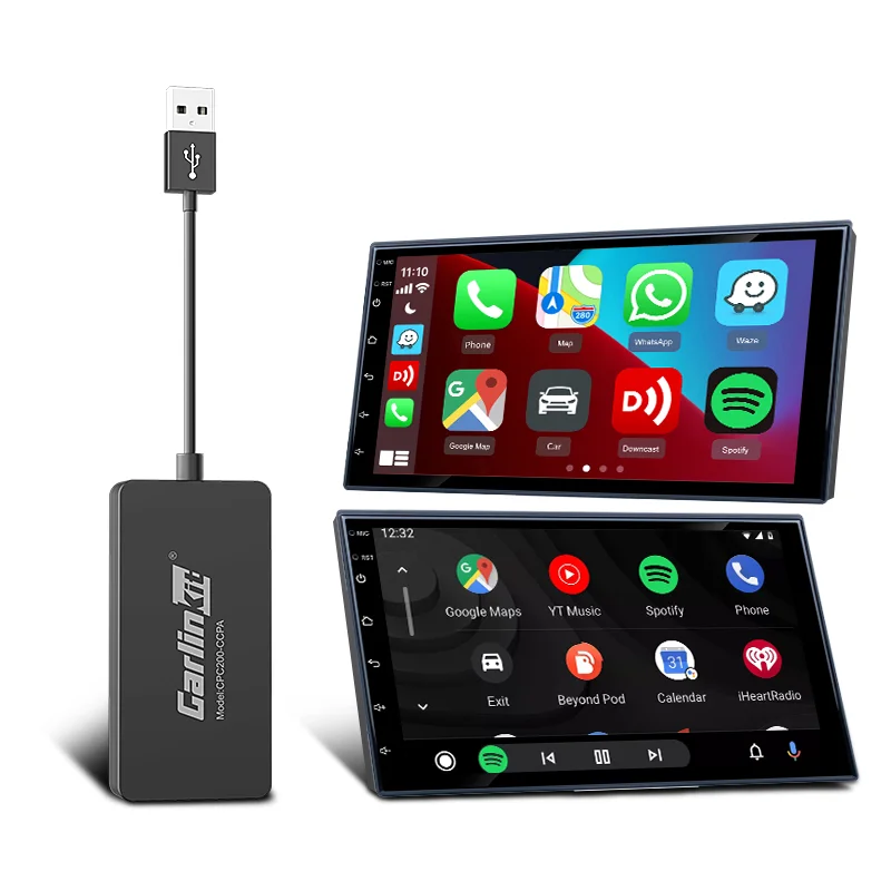 Cars Accessories Carlinkit Ccpa Usb Dongle Wired To Android Auto Wireless Android Multimedia Carplay Ai Smart Box W204 W203