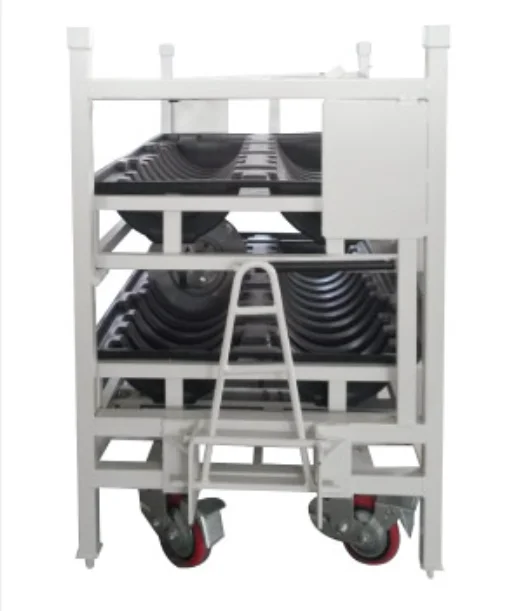 Auto Parts Rack, Heavy Duty Steel Q235 Powder-coated, Metal Car Tool Rack, Stackable Transport Rack,Industrial Warehouse Storage