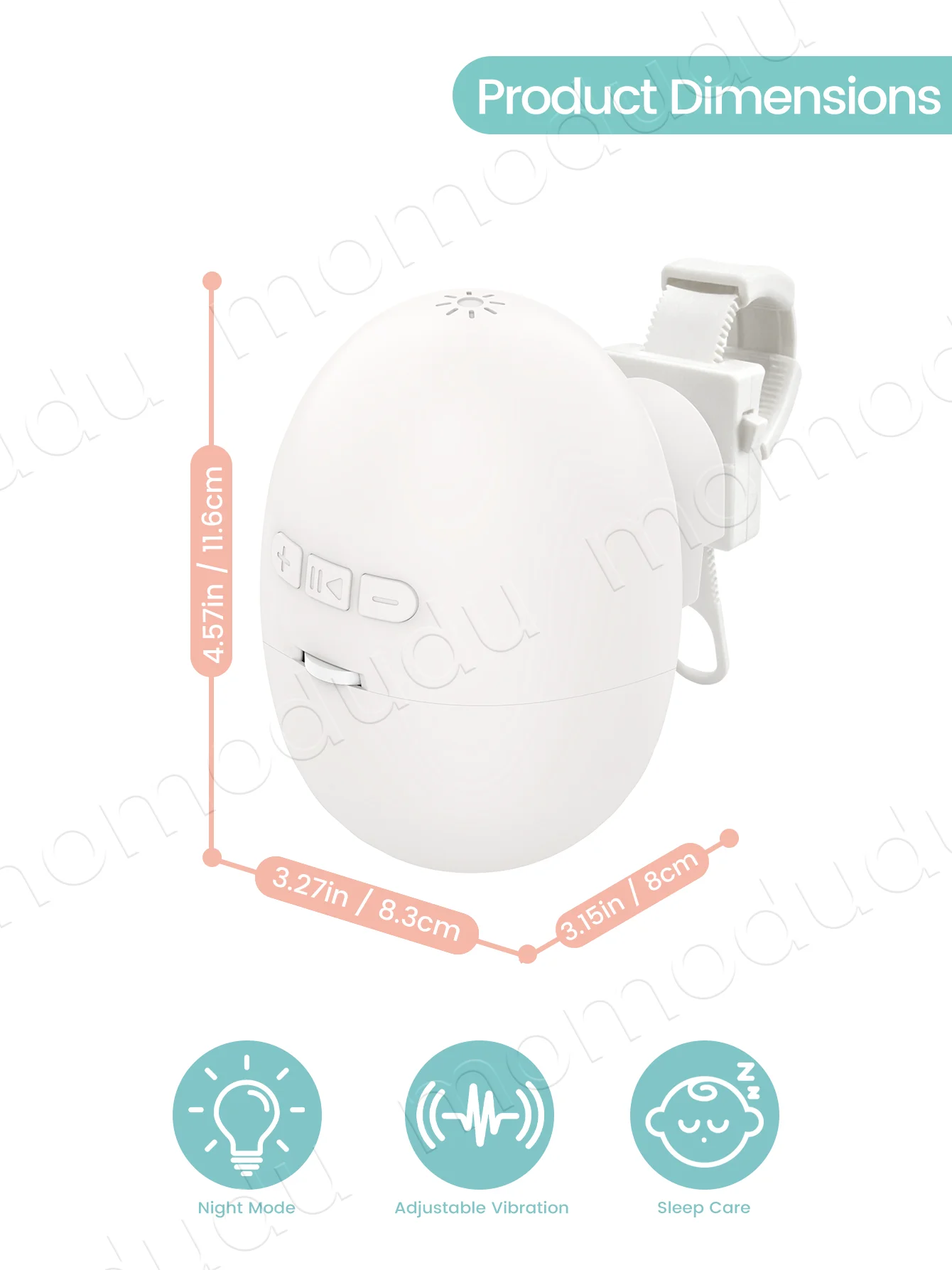Portable Baby Stroller Rocker Accessories Automatic Infant Swing Sleep Soother with White Noise Baby Shaker Sleep Aid Device