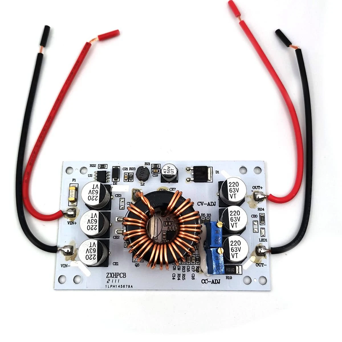 

600W Constant Current Boost Converter DC to DC 10V-60V to 12-60V Output Step-Up Transformer Module Power Supply Driver